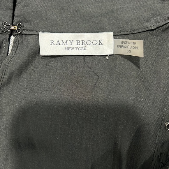 Ramy Brook V-Neck Sleeveless Minidress, L - Picture 3 of 3